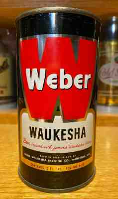 Weber Waukesha Beer Flat Top Can - USBC 144-29 - BLACK METALLIC - STUNNER