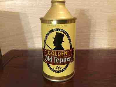 Old Topper Ale (178-8) empty cone top beer can by Rochester, Rochester, NY