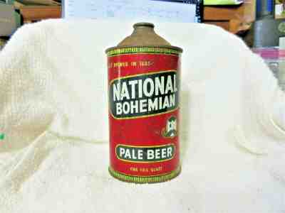 National Bohemian Cone Top Beer Can  QUART  Baltimore Maryland