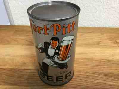 Fort Pitt Beer (64-25) empty OI flat top beer can by Fort Pitt, Pittsurgh, PA