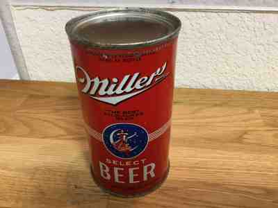 Miller Select Beer (99-27) empty OI flat top beer can by Miller, Milwaukee, WI