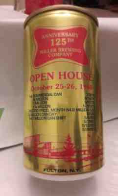 MILLER BEER BREWING COMPANY 1980 125TH ANNIVERSARY CAN BANK FULTON NY