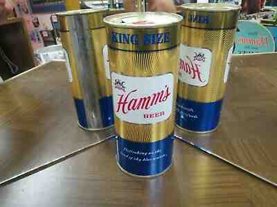 Hamm's Beer 16 Oz "King Size" Flat Top Beer Can-Baltimore Brewed