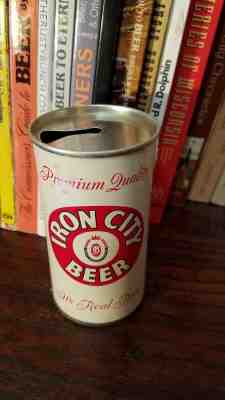 Iron City Premium Quality 12oz ZiP Top Beer Can 1st Zip Brewer workers Can!