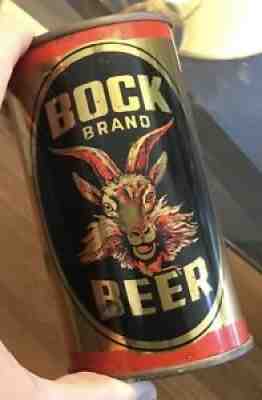 Old Trenton NJ Bock Brand Beer Flat Top Can Metropolis Brewing Big Goat Head