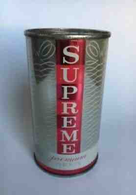SUPREME PREMIUM FLAT TOP BEER CAN - Chicago - A beauty!