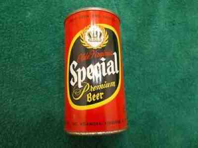 Olde Virginia Beer Special Punch Flat Top Can Grade 1 Red Black Yellow Roanoke