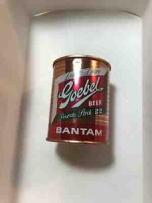 Goebel Bantam Beer 8 oz flat top can Goebel Brewing Detroit,MI USBC#241-20