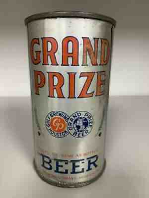 Grand Prize Beer Can OI IRTP Indoor Metallic Silver Gulf Brewing Houston #2