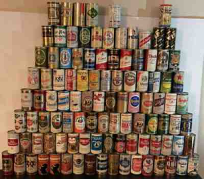 **LOT** 104 Vintage Beer Can Collection Pull Tabs - 70s & 80s cans