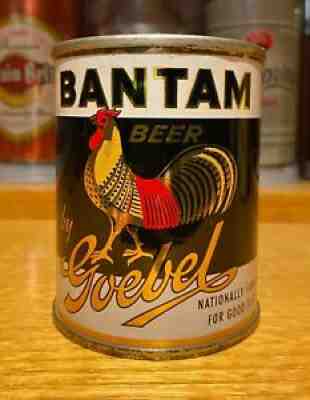 Bantam Beer by Goebel 8 oz. Flat Top Beer Can - USBC 241-17 - SPECTACULAR