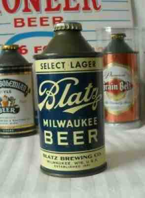 Blatz Milwaukee Cone Top Beer Can - NICE!