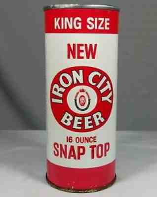 Iron City Beer Zip Tab NEW 16 oz Snap Top Can Pittsburgh Brewing Co PA 153-19 BO
