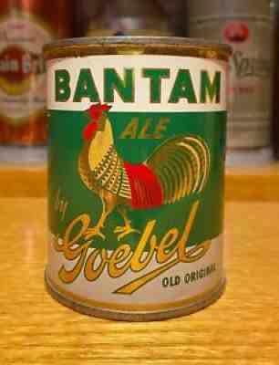 Bantam Ale by Goebel 8 oz. Flat Top Beer Can - USBC 241-14 - RARE - AWESOME