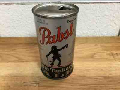 Pabst Old Tankard Ale (110-36) empty flat top beer can: Premier-Pabst, Milw. Wi
