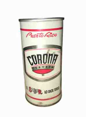 Corona Cerveza Cantalicio 12oz Pull Tab Beer Can - Puerto Rico