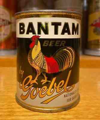 Bantam Beer by Goebel 8 oz. Flat Top Beer Can - USBC 241-17 - SPECTACULAR