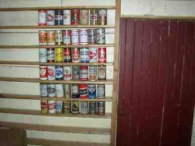 48 Diff FLAT Top = Empty Beer Cans OI Unita Club + Gold Medal Pale - Harvard