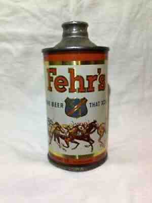 FEHRâ??S BEER J-SPOUT CONE TOP BEER CAN 1/1