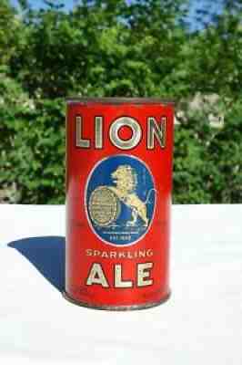 LION Ale OI Flat Top Beer can (UNLISTED, L492) Phillips collection NICE & clean!