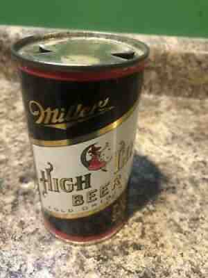 VINTAGE MILLER HIGH LIFE Flat Top Beer Can Miller Brewing Milwaukee, WISC