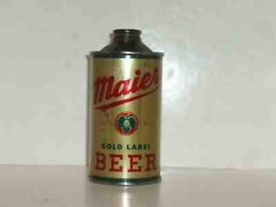 Nice Maier Gold Label Beer Cone Top Beer Can