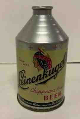 Leinenkugel's Crowntainer Cone Top Beer Can Chippewa Falls, Wisconsin WI