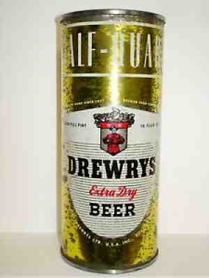 DREWRYS "YELLOW HALF-QUART" (YOUR CHARACTER SERIES CAN) Flat Top Beer Can V463