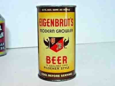 EMPTY EIGENBROT'S BEER CAN LONG OPENER PAT PENDING U PERMIT 401 BALTIMORE MD
