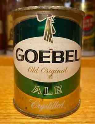 Goebel "Old Original" Ale 8 oz. Flat Top Beer Can - USBC 241-23 - VERY RARE