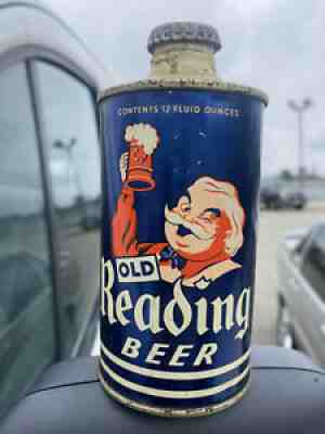 Rare 1939 Old Reading Beer 12 ounce Cone Top Can Pennsylvania