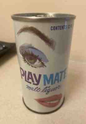 PLAYMATE MALT LIQUOR BY SUNSHINE BREWERY, READING PA(BEER ZIP TAB IN PLACE, A1+)