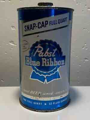 Pabst quart cone top beer can