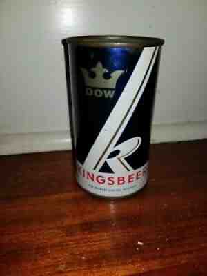 RARE! Vintage Flat Top Beer Can.DOW KINGBEER. 1959 rare find excellent condition