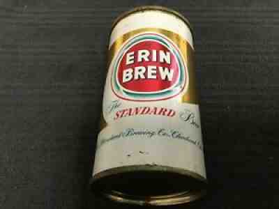 Erin Brew Beer (60-10) empty flat top beer can: Standard Brewing, Cleveland, OH