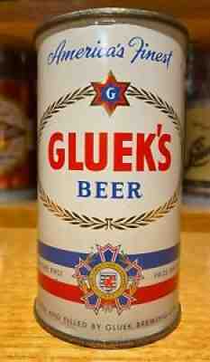 Gluek's Beer Flat Top Can - USBC 70-07 - Hard to Find Version / SUPER NICE
