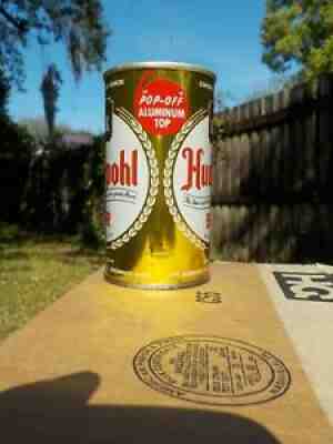 HUDEPOHL POP-OFF ZIP TOP OLD BEER CAN