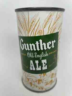 Gunther Old English ALE - Flat Top Beer Can. Baltimore, Maryland - MD - MINT