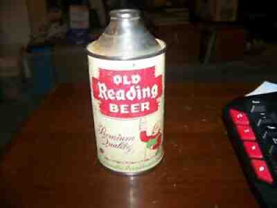 Old Reading Premium Quality 12 Oz. Cone Top Beer Can Vintage Tough Can