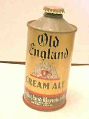 Old English Cone Top Beer Can, Derby Conn, with Cap, Breweriana