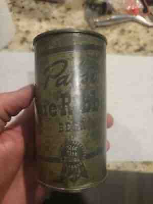 Pabst blue ribbon Beer Can Olive Drab Beer Can Old Military Can