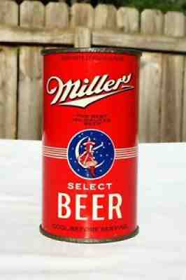 MILLER Select OI Flat Top Beer can (99-29 L531) Belcher Collection orig & SWEET!