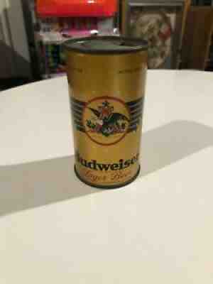 BUDWEISER GOLD CAN ~ FLAT TOP BEER CAN ~ EMPTY!