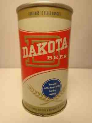 DAKOTA STRAIGHT STEEL PULL ZIP TAB BEER CAN #58-10 BISMARCK, NORTH DAKOTA