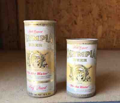 ð ¥(2)Vintage Olympia Pale Export 12oz/16oz Empty Beer Cans / Its In The Waterð???