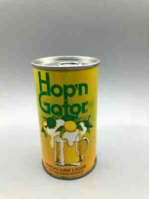 SWEET 12oz HOP'N GATOR Lemon-Lime BO'd SS Pull Tab Beer Can Pittsburg Brew +Zip