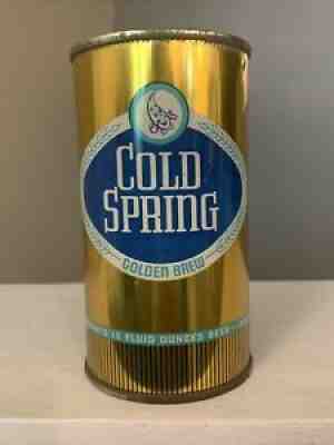 Beautiful Cold Spring Golden Brew Flat Top Beer Can, Cold Spring Minnesota