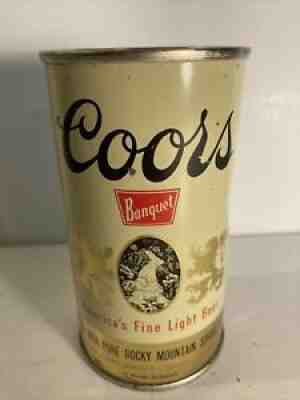 ð??¥COORS BANQUET Flat Top Beer Can. VERY NICE DISPLAY CAN. Vintage. ð ð » ³ 