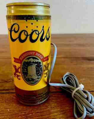 Vintage Coors Beer Can Push Button Phone Corded Banquet Beer Decor ManCave Bar