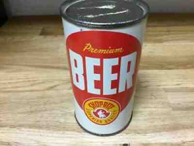 Shop-Rite Beer (133-3) empty flat top beer can: Horlacher, Allentown, PA